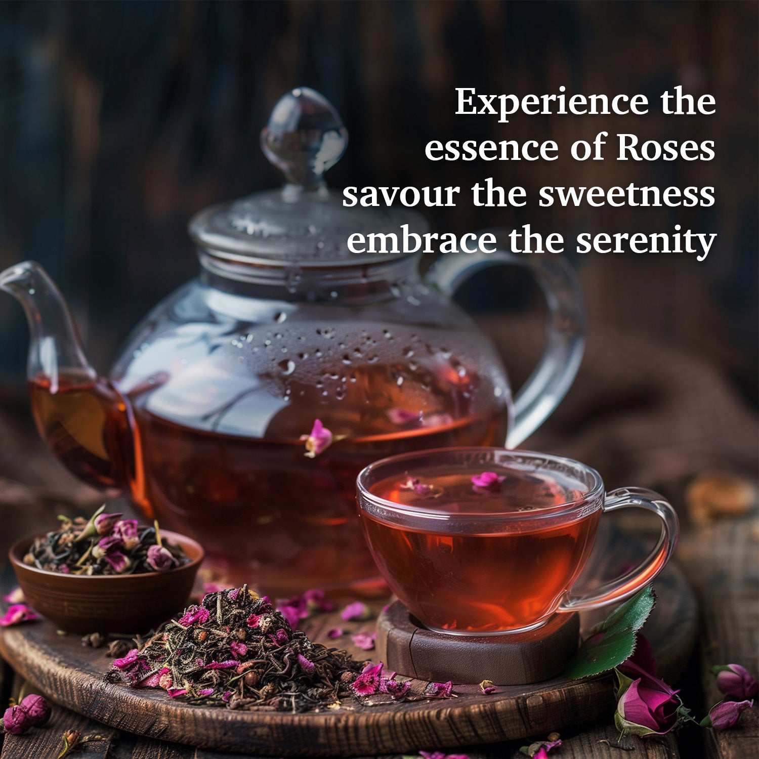Rose with Tea from Blue Mountains